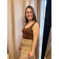 Libert - NINNA TANKTOP BROWN